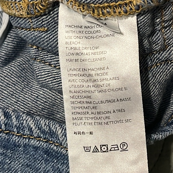 Free People We The Free 24 Denim Pocket / Zipper Skirt - Size 24 US - Picture 13 of 16